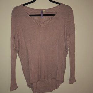 Alya long sleeve, light pink top